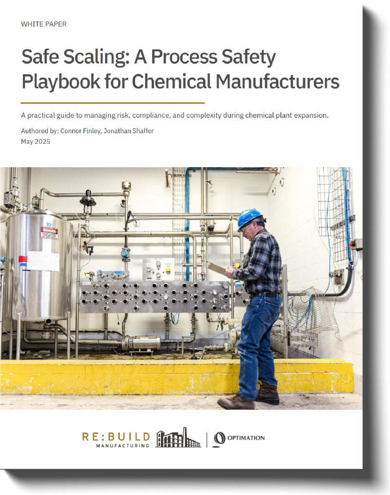 Scaling Specialty Chemical Manufacturing White Paper Re:Build Optimation